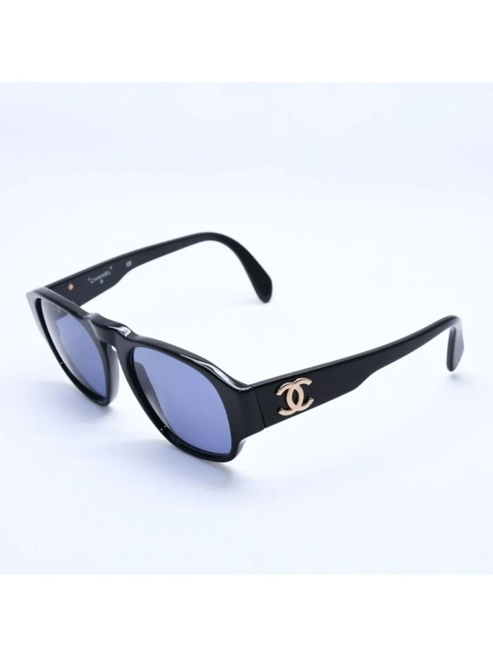 Chanel Sunglasses Eyewear CC Logo Acetate Black